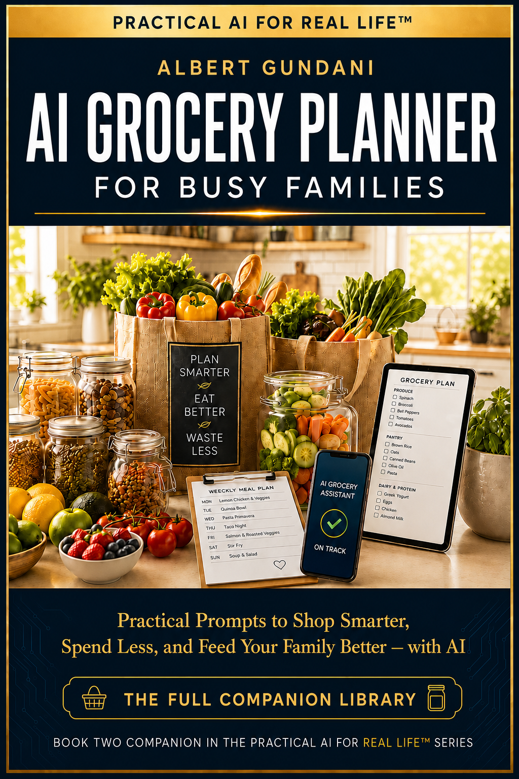 AI Grocery Planner 100-Prompt Companion Library — cover