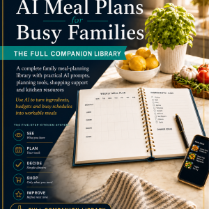 AI Meal Plans 100-Prompt Companion Library — cover